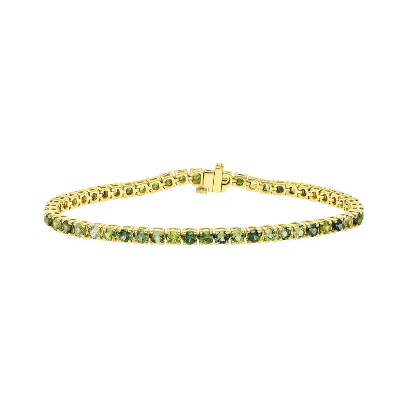 Sapphire Dreams 9ct Yellow Gold Nara Bracelet