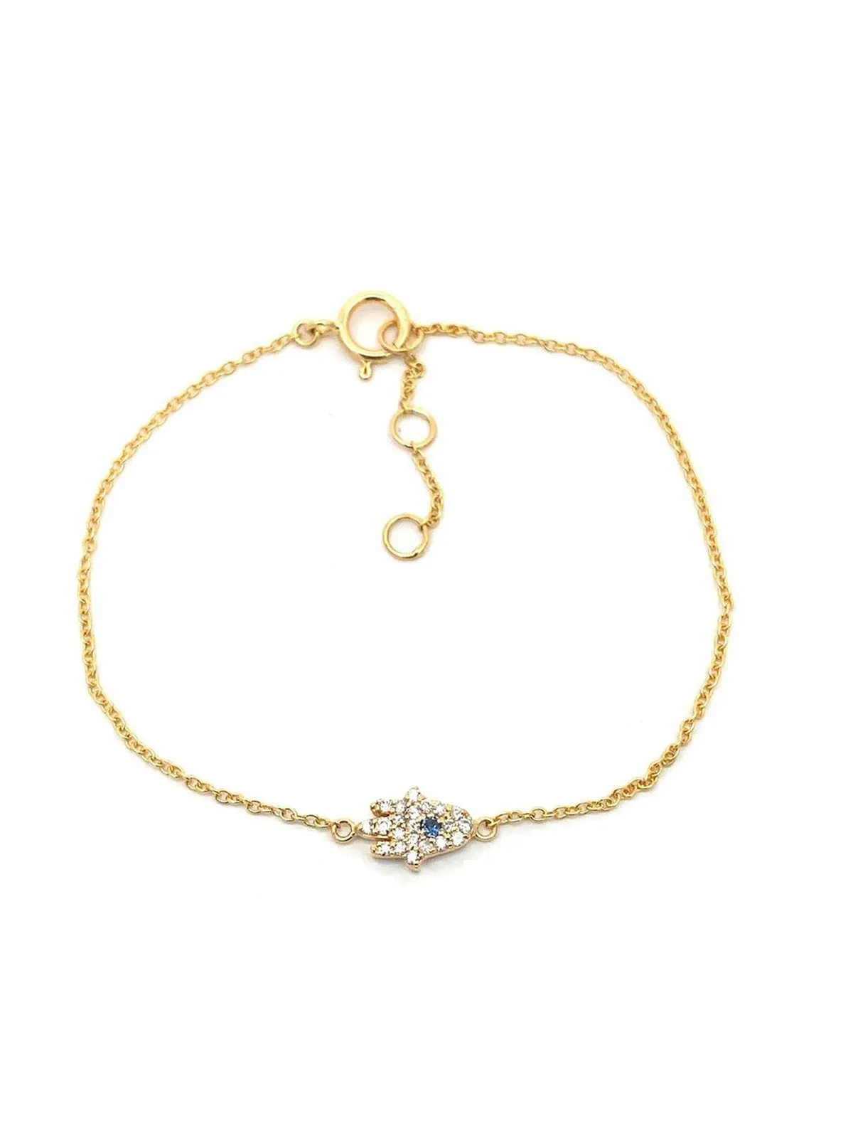 Sapphire Hamsa Bracelet