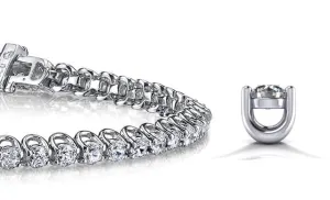 Scoop Link Lab-Grown Diamond Tennis Bracelet with 7.00 ct.(finished) 3.6mm