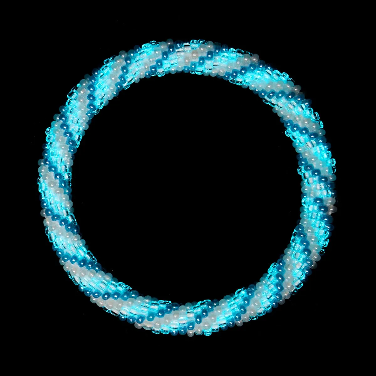 Sea Serpent | Himalayan Glass Bead Bracelet