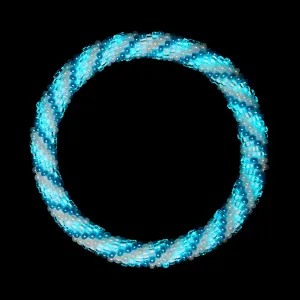Sea Serpent | Himalayan Glass Bead Bracelet