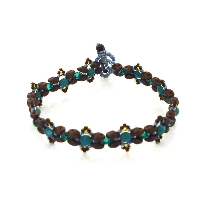 Seed Bead Star Bracelet