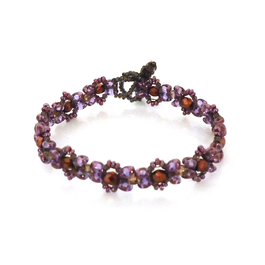 Seed Bead Star Bracelet