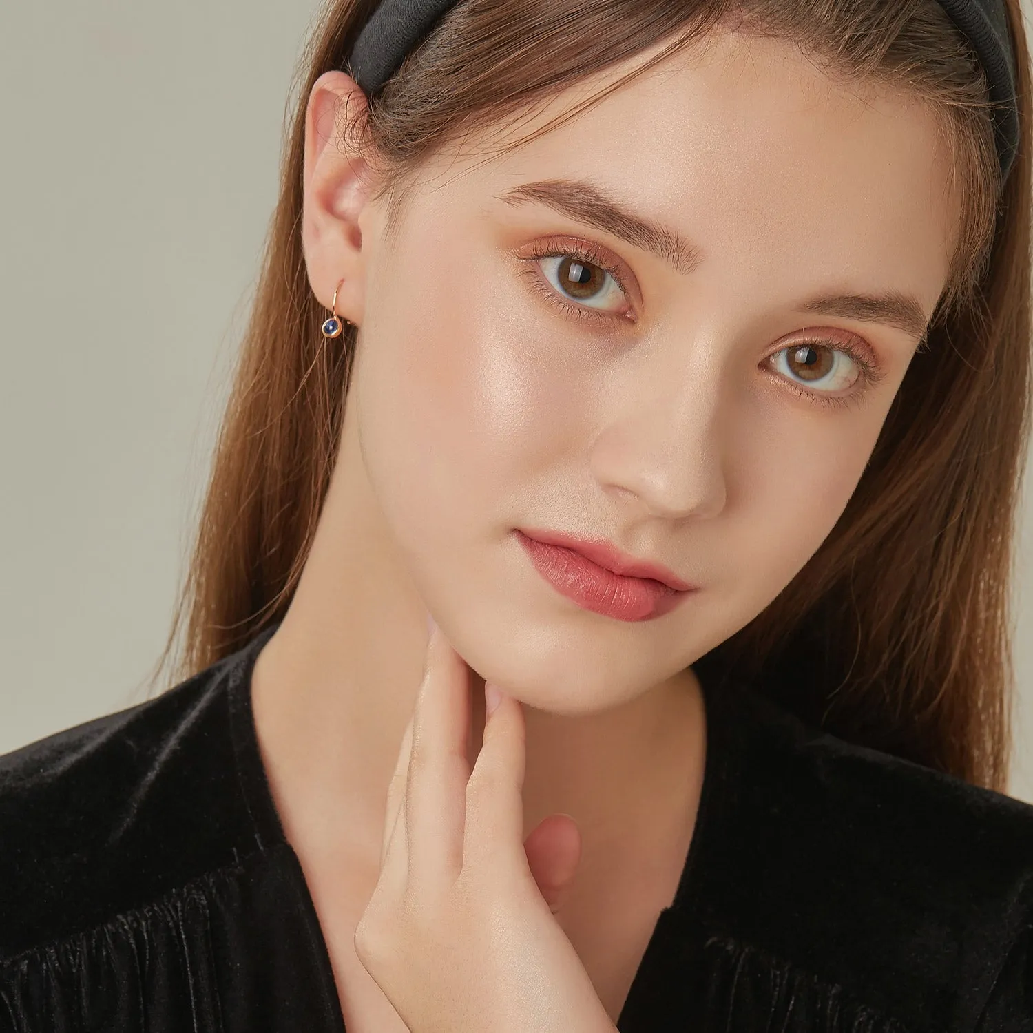 [September Birthstone] Debon D.D Gold Earring JDRERYS469B