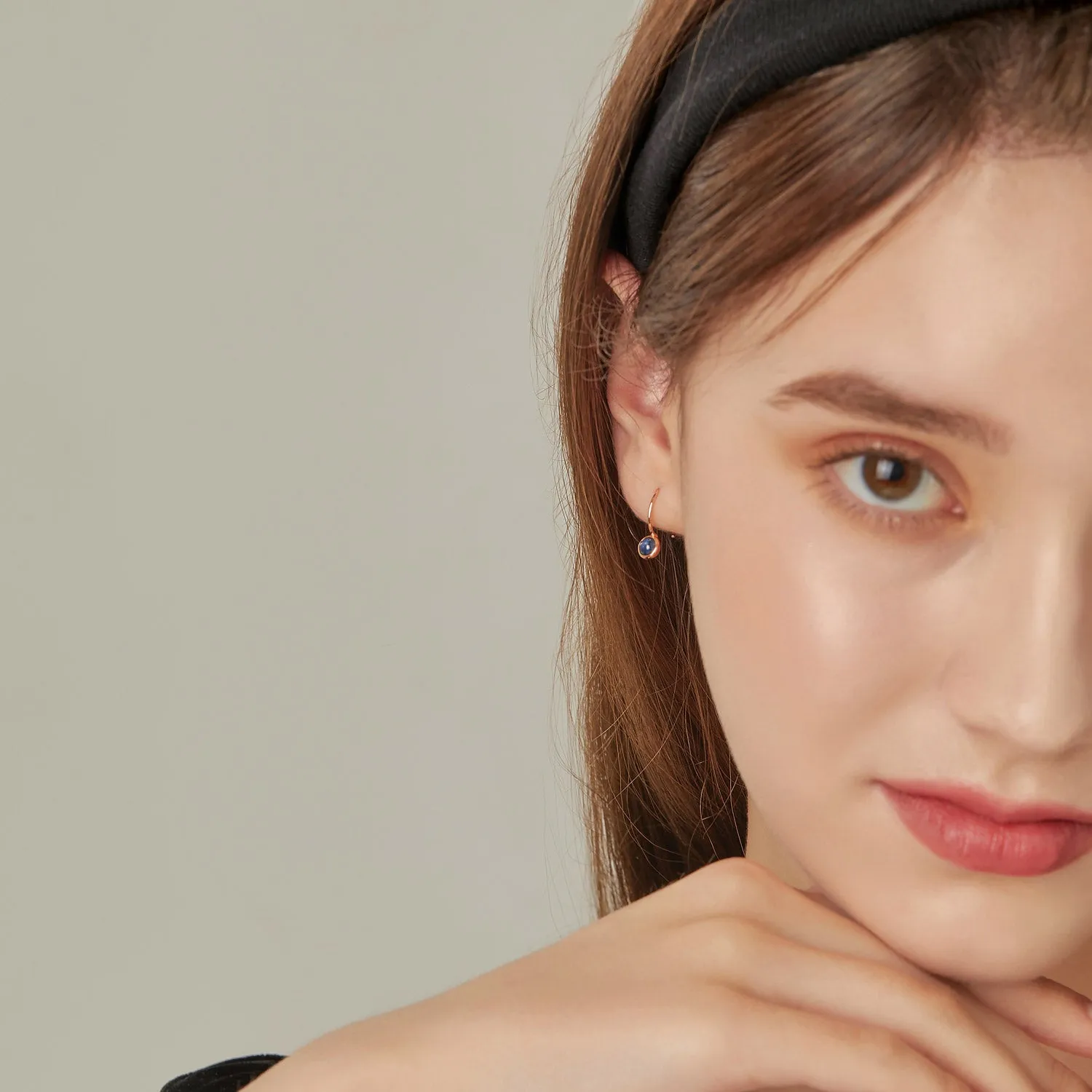 [September Birthstone] Debon D.D Gold Earring JDRERYS469B