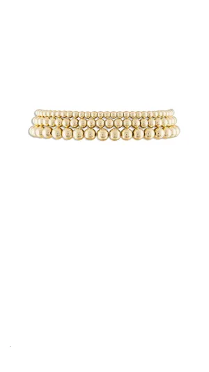 Set of 3 Ball Bracelets