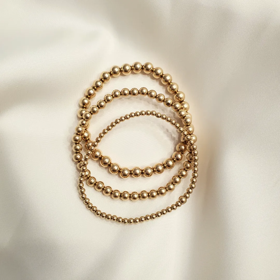 Set of 3 Ball Bracelets