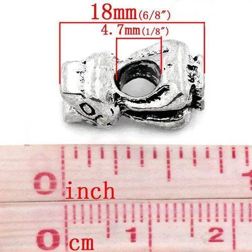 Siamese Cat European Bead Compatible for Most European Snake Chain Bracelet