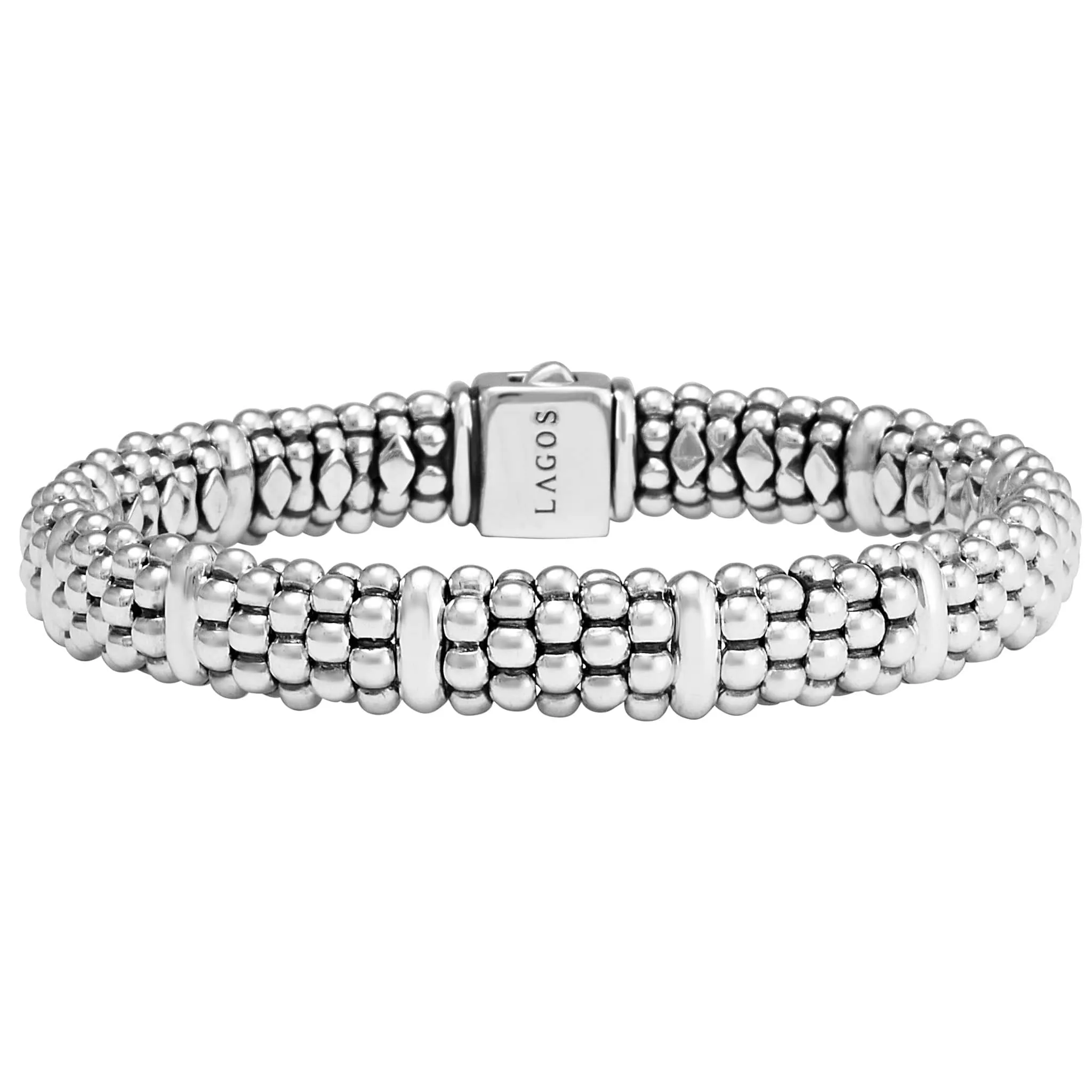 Signature Caviar Two-Tone Pearl Bracelet Gift Set