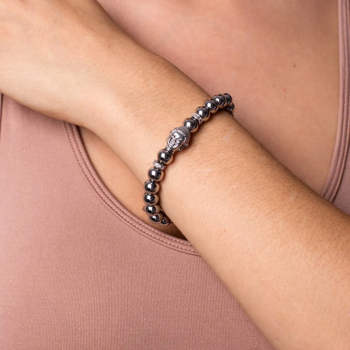 Silver | Gilded Buddha Bracelet