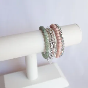 Simply Soft Wrap Bracelet Stack