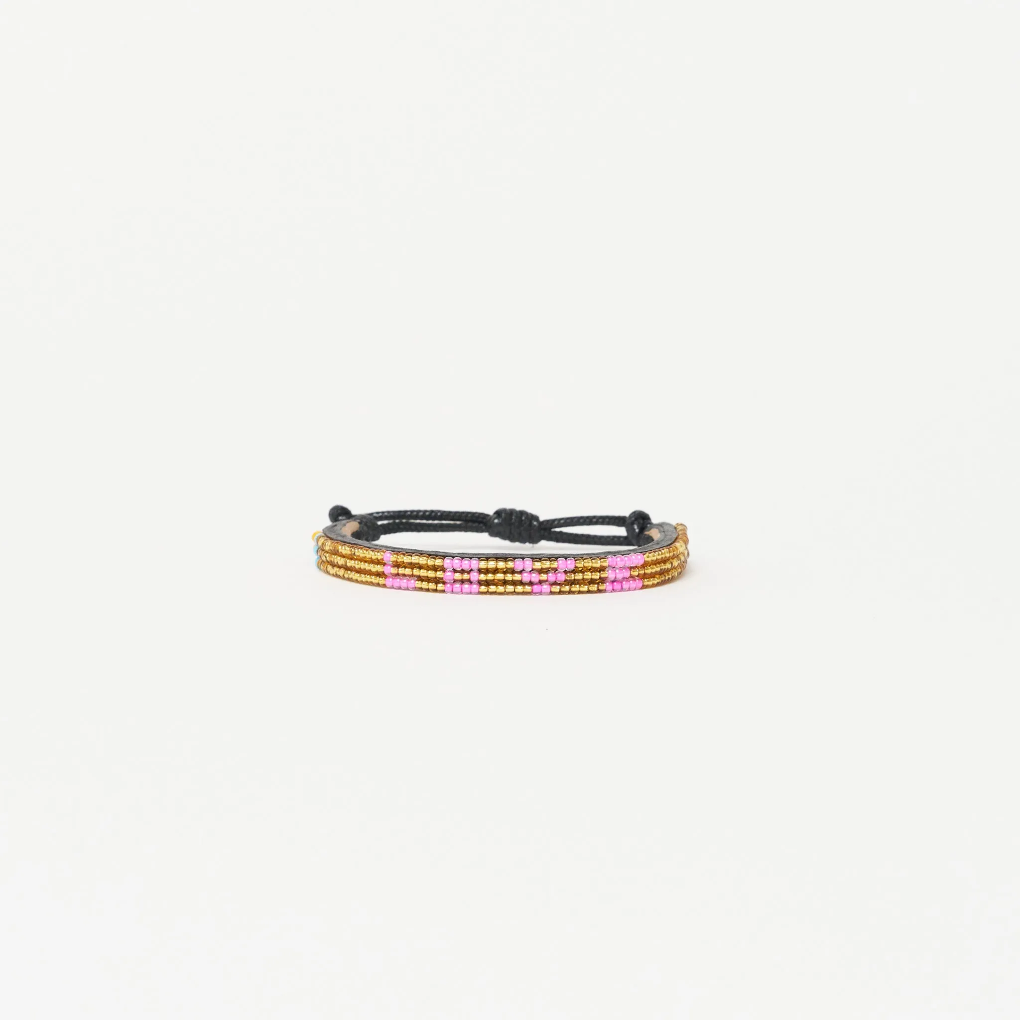 Skinny LOVE Bracelet - Gold/Bubblegum