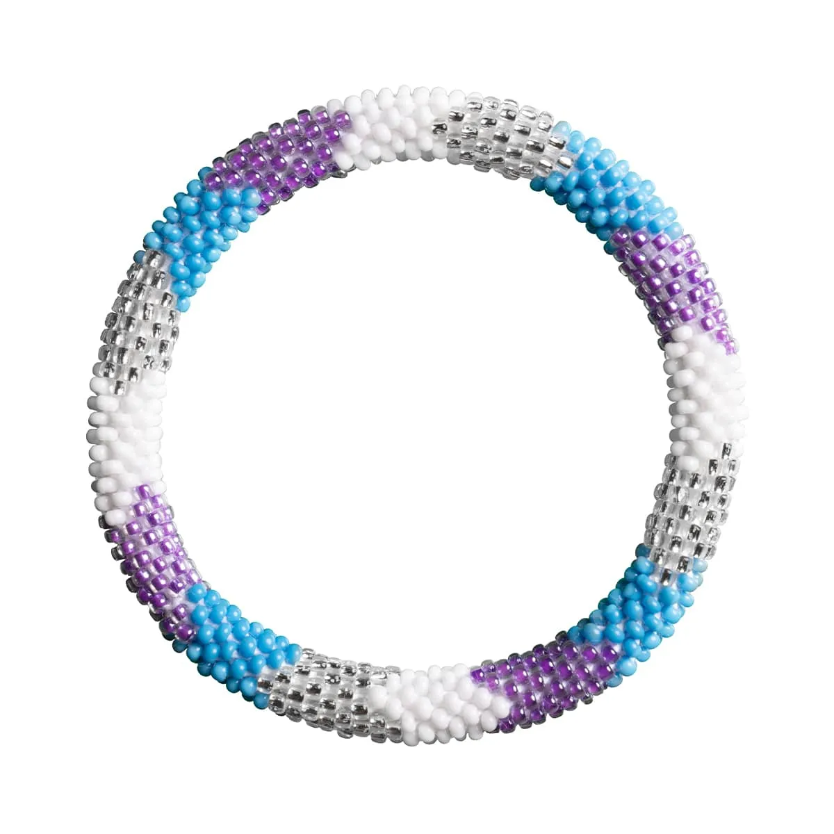 Smoke and Mirrors | Himalayan Glass Bead Bracelet