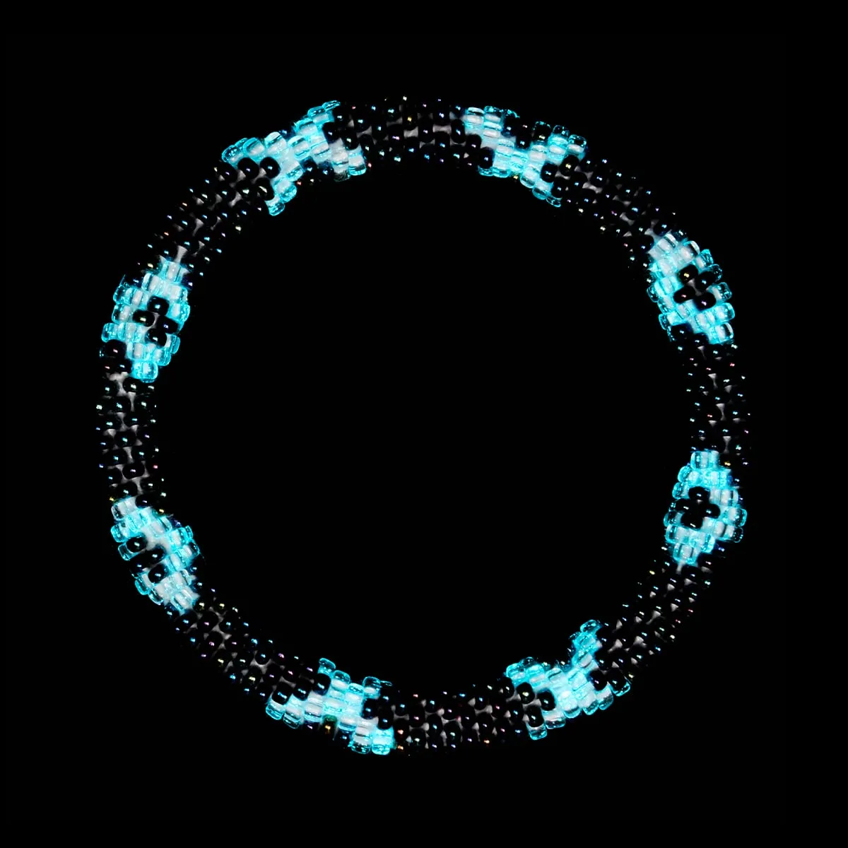 Smoke Monster | Himalayan Glass Bead Bracelet