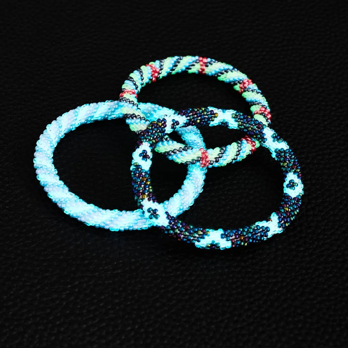 Smoke Monster | Himalayan Glass Bead Bracelet