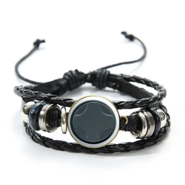 SONGDA Old Video Game Controller Leather Men Bracelet