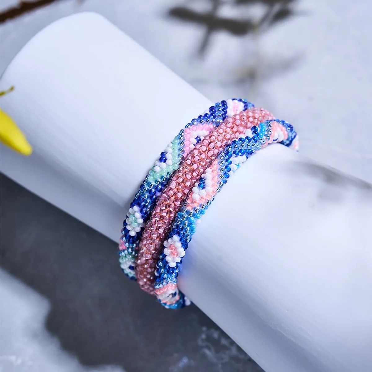 Sonoran Dawn | Himalayan Glass Bead Bracelet