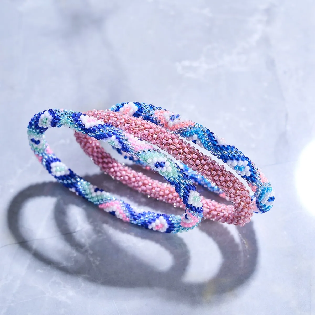 Sonoran Dawn | Himalayan Glass Bead Bracelet