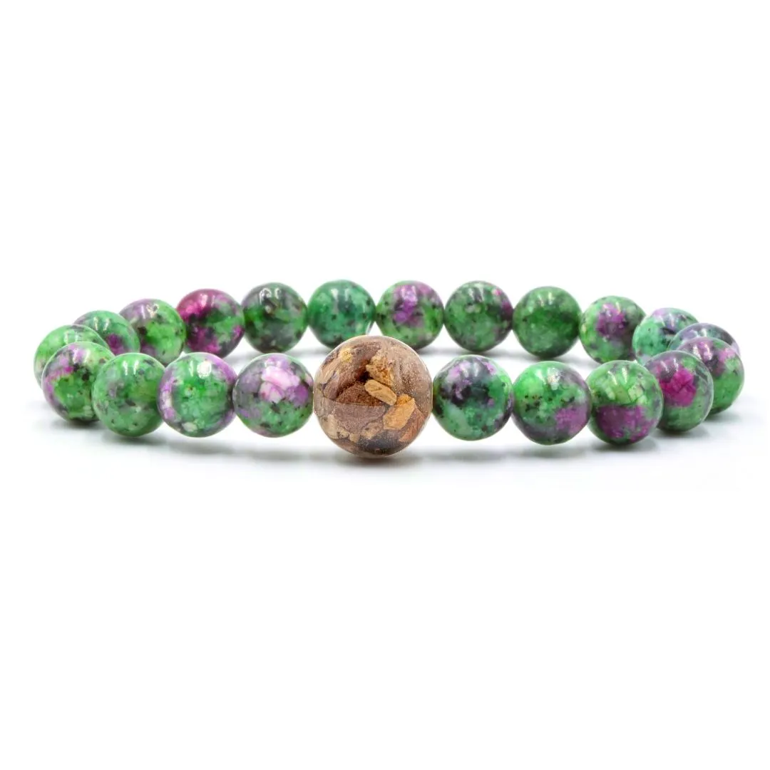 South Dakota Stones   Ruby in Zoisite