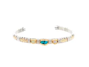 Southwest Turquoise Opal Cuff Bracelet