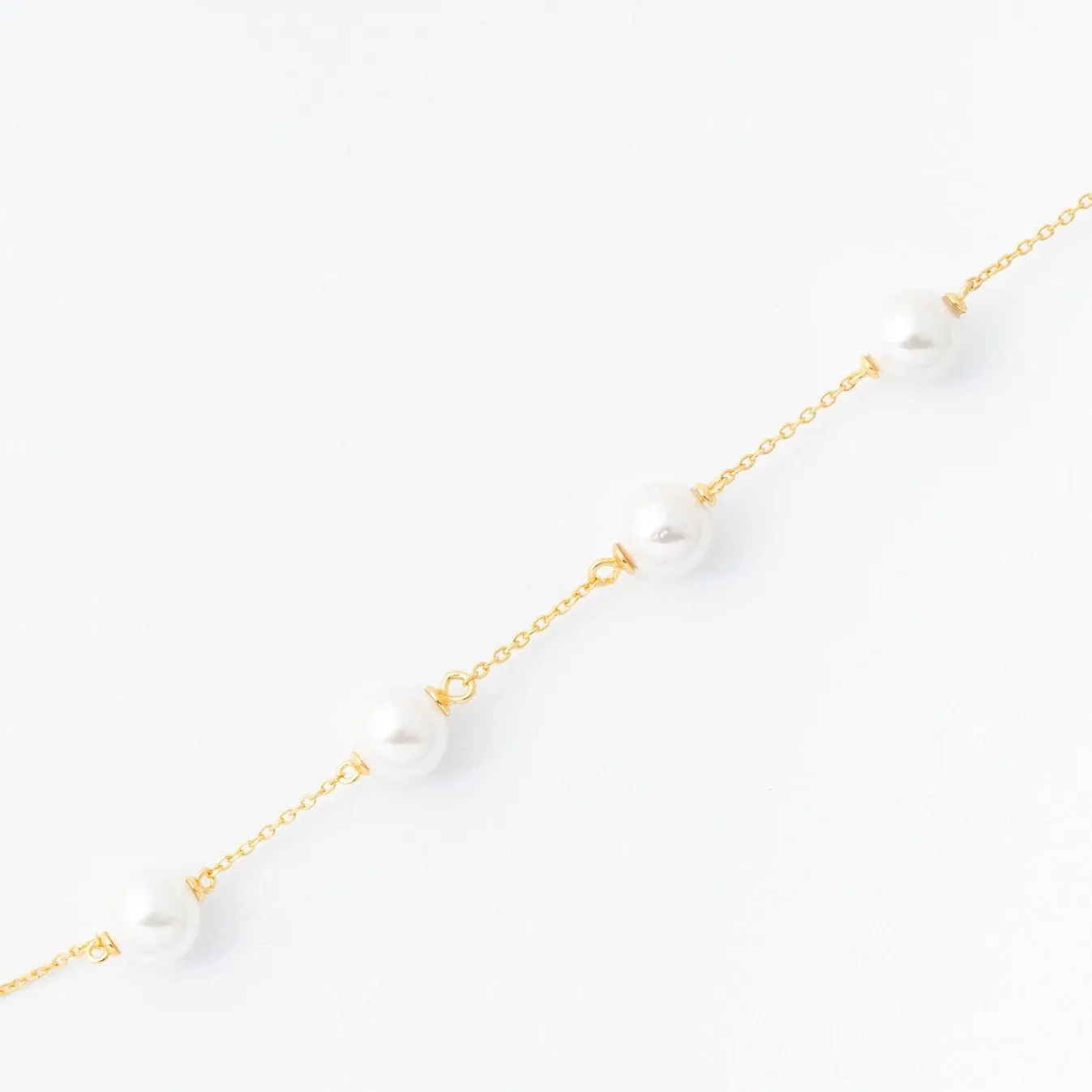 Spaced Pearl Bracelet