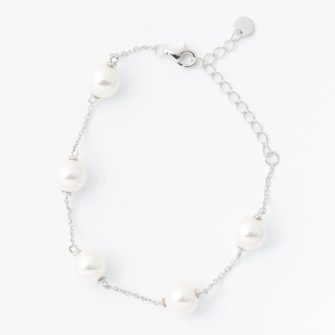 Spaced Pearl Bracelet