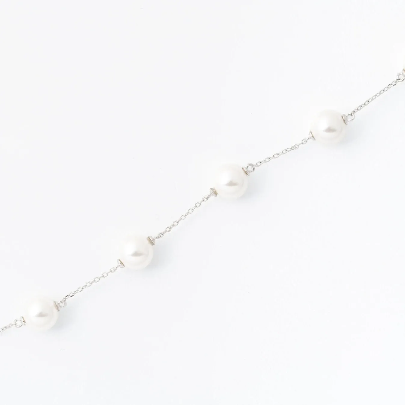 Spaced Pearl Bracelet
