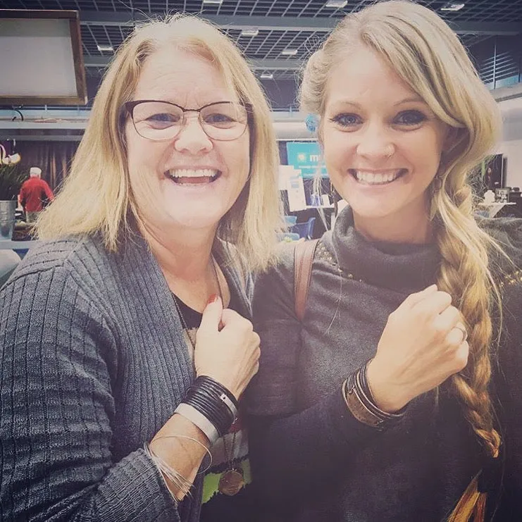 SPORTS MOM or GRANDMA Leather Wrap Bracelet | adjustable