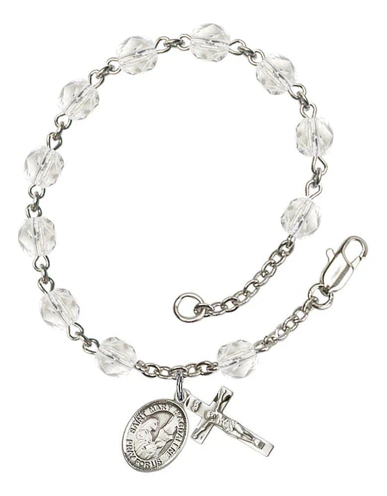 St. Mary Magdalene Custom Birthstone Rosary Bracelet