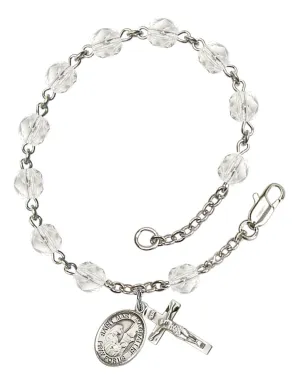 St. Mary Magdalene Custom Birthstone Rosary Bracelet