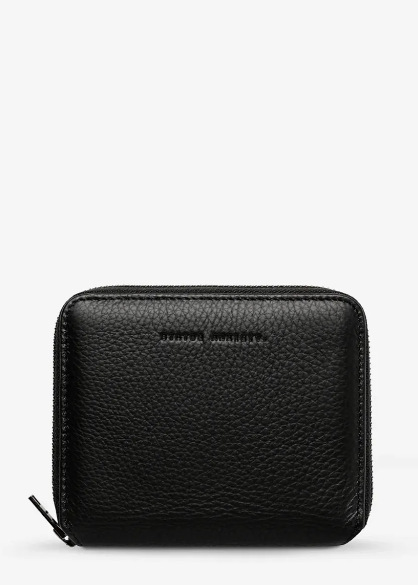 STATUS ANXIETY Change Always Comes Jewellery Case - Black