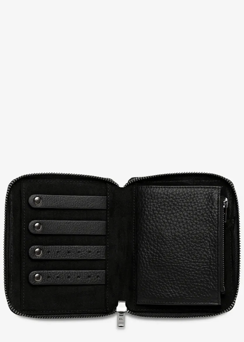 STATUS ANXIETY Change Always Comes Jewellery Case - Black