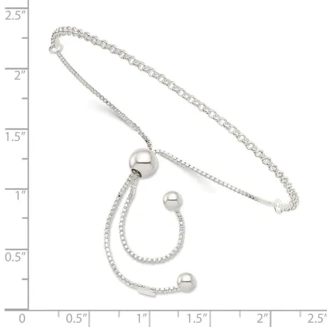 Sterling Silver Adjustable Bracelet