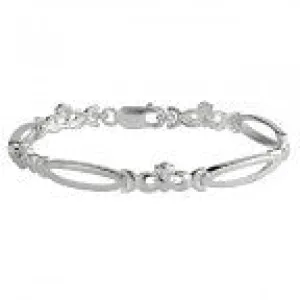 sterling Silver Claddagh Bracelet
