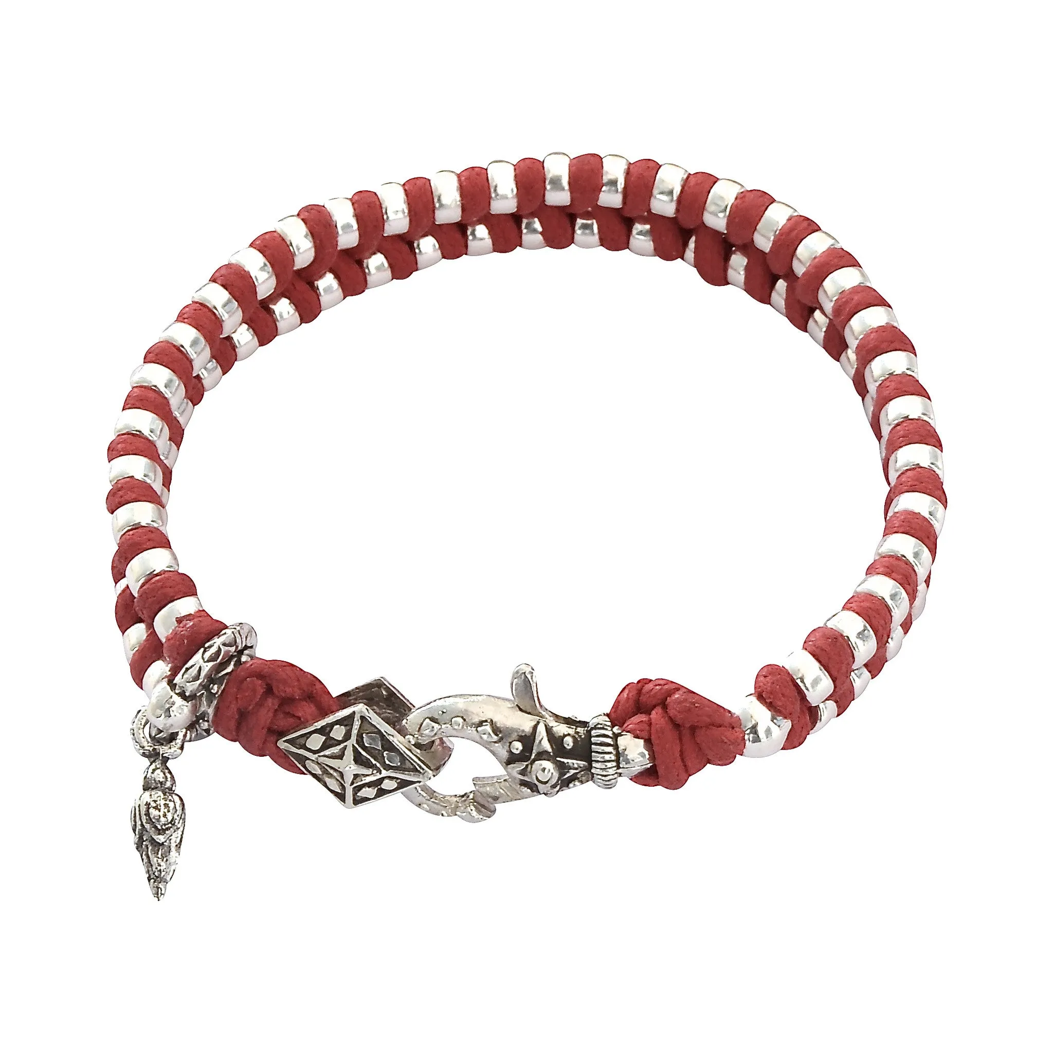 Sterling Silver Langostine Bracelet Ruby