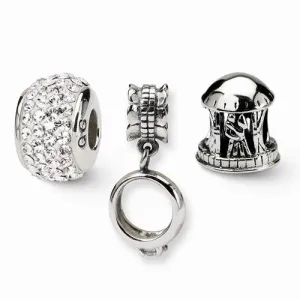 Sterling Silver Reflections Wedding & Anniversary Boxed Bead Set