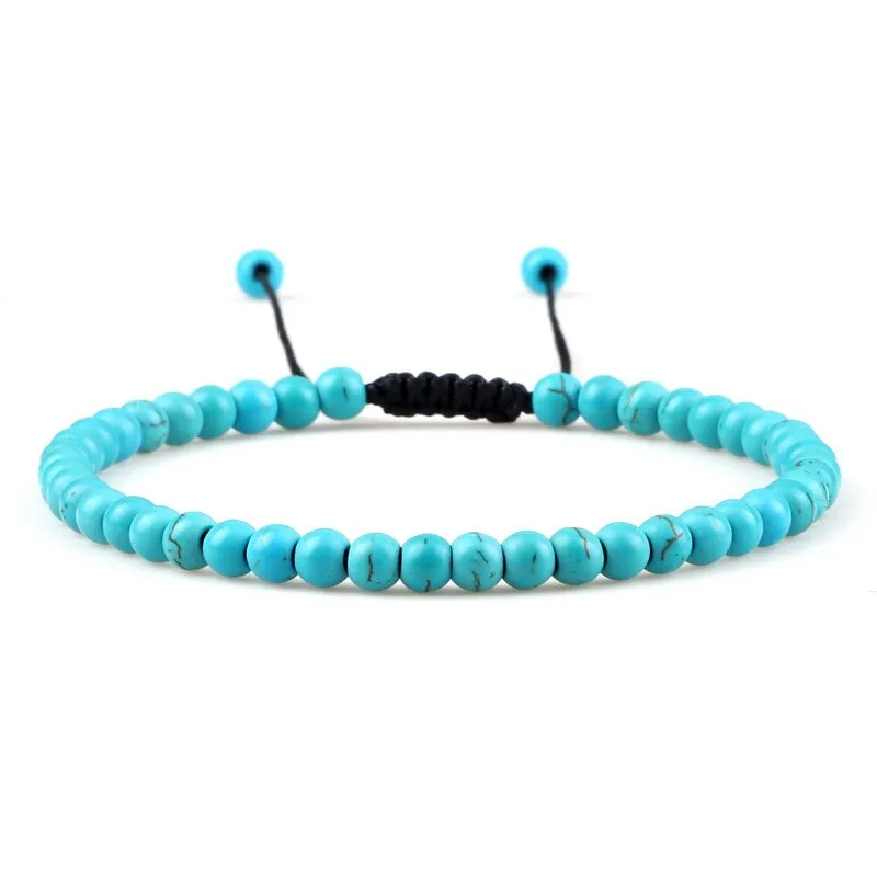 Stone Beads Adjustable Bracelet For Men