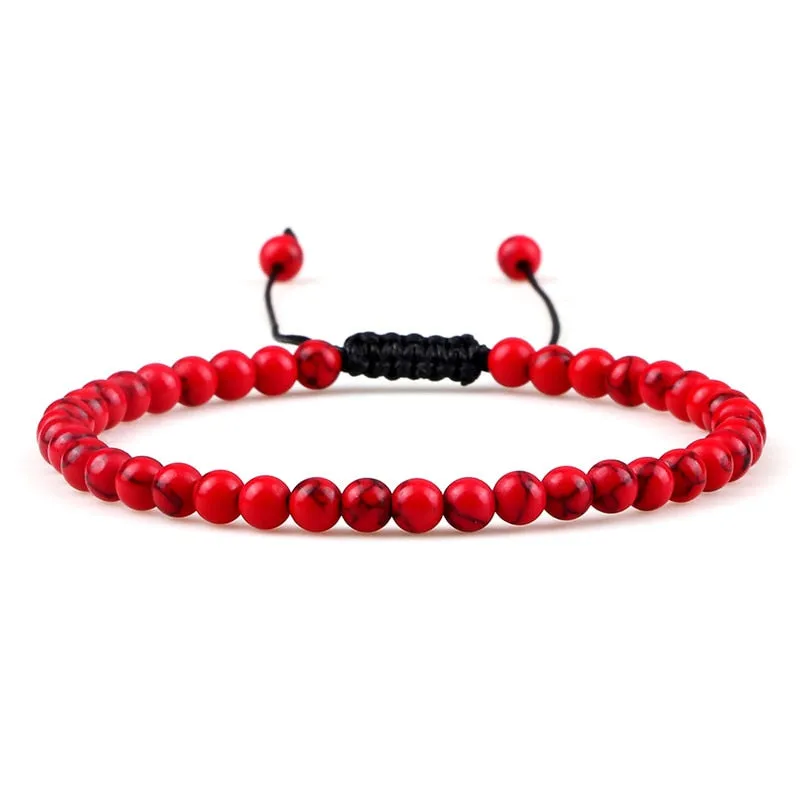 Stone Beads Adjustable Bracelet For Men
