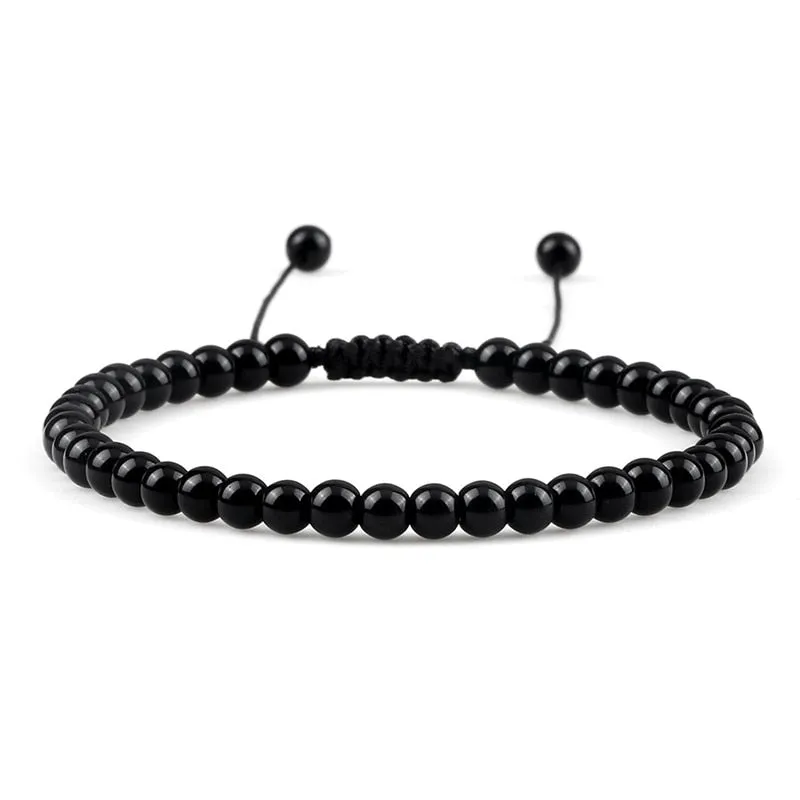 Stone Beads Adjustable Bracelet For Men