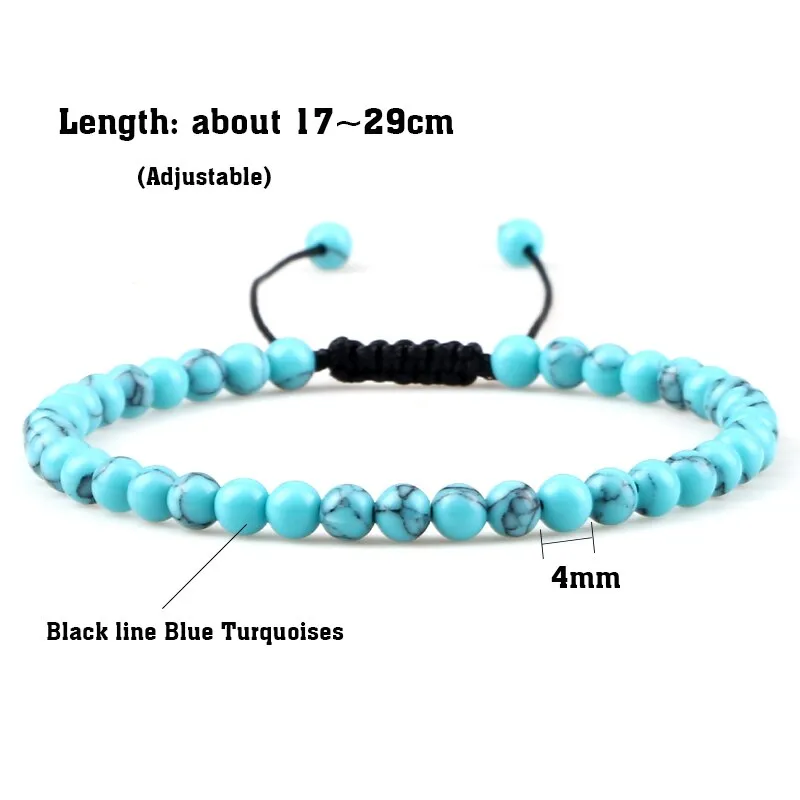 Stone Beads Adjustable Bracelet For Men