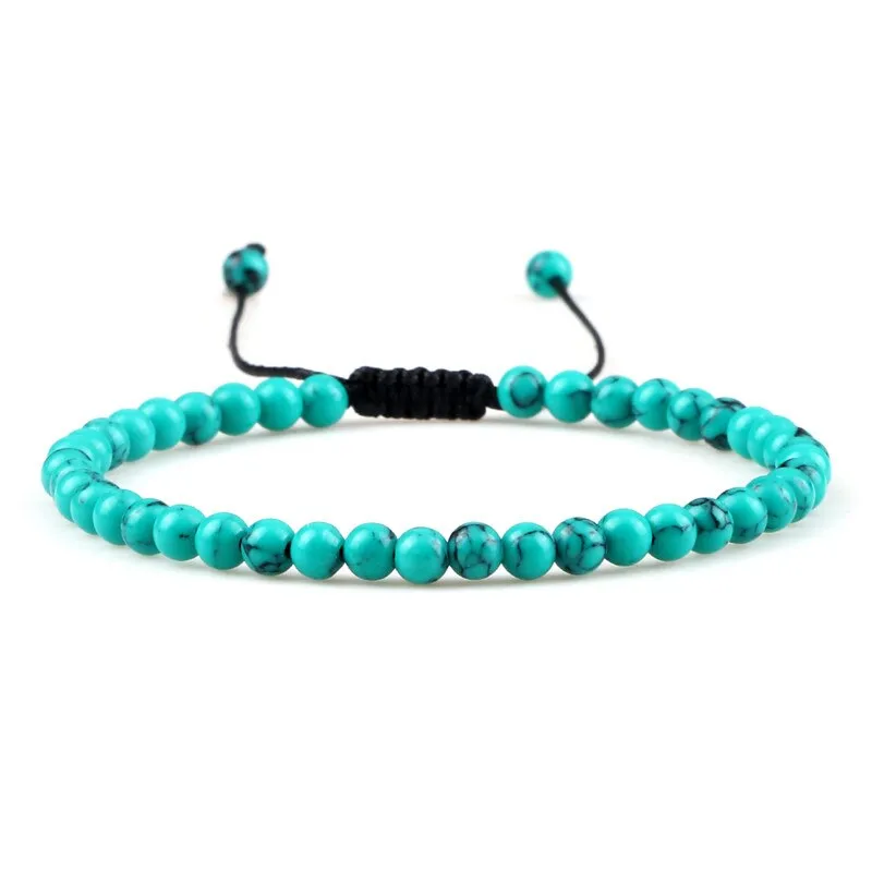 Stone Beads Adjustable Bracelet For Men