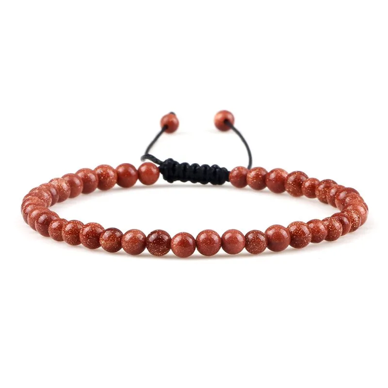 Stone Beads Adjustable Bracelet For Men