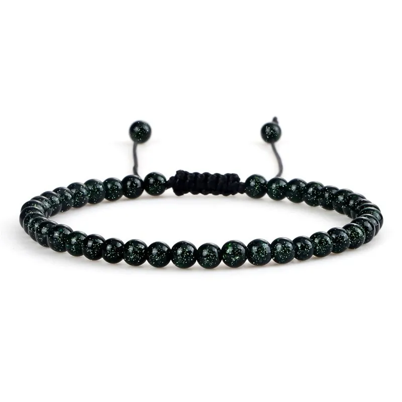 Stone Beads Adjustable Bracelet For Men
