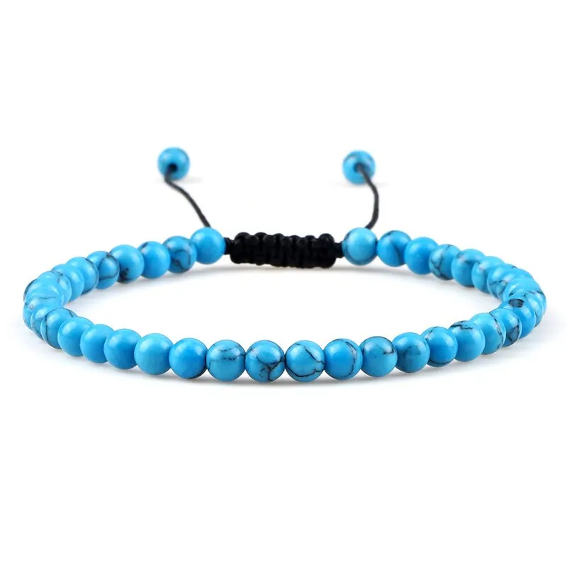 Stone Beads Adjustable Bracelet For Men