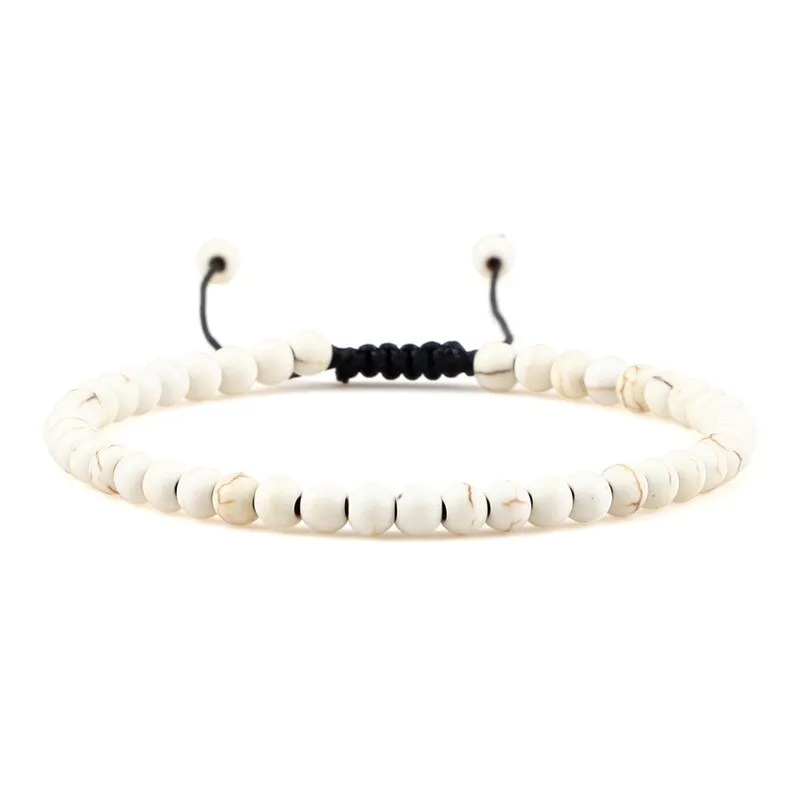 Stone Beads Adjustable Bracelet For Men
