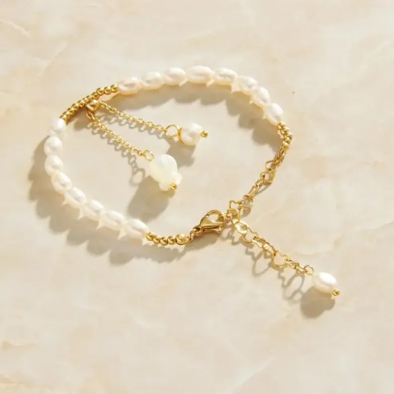 Strings Of Pearl Bracelet