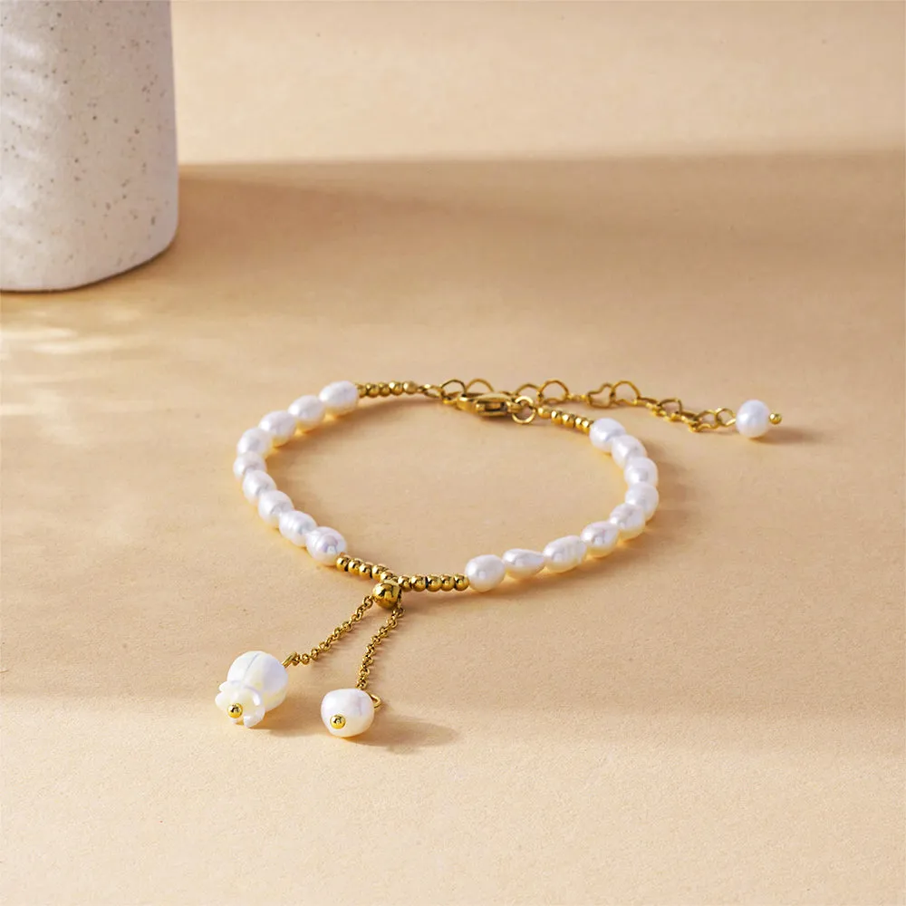 Strings Of Pearl Bracelet
