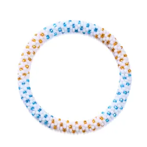 Sun and Sky | Himalayan Glass Bead Bracelet