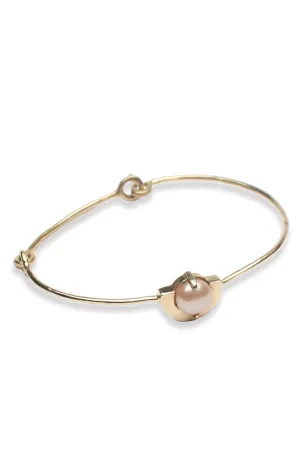 Sylvana Ponte Bronze and Pearl Bracelet