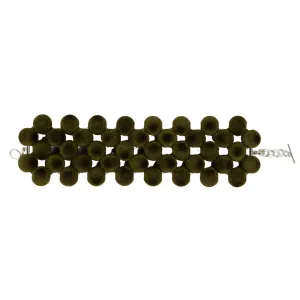 Tammy Schweinhagen Large Flocked Ball Bracelet